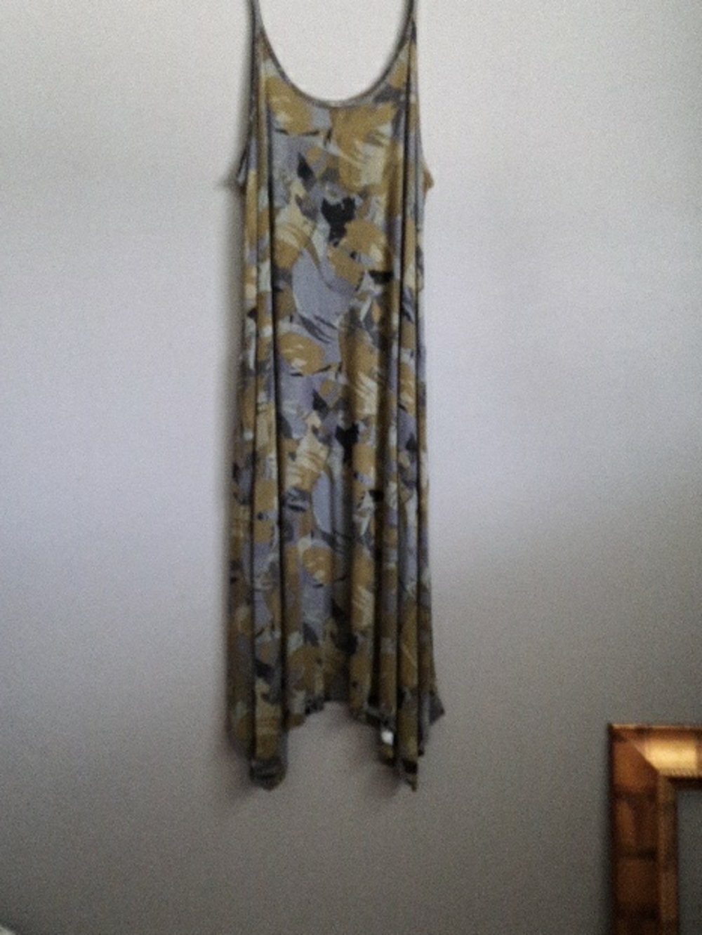 LOGO Sleeveless Printed Swing Dress